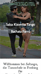 Mobile Screenshot of kizomba-freiburg.com